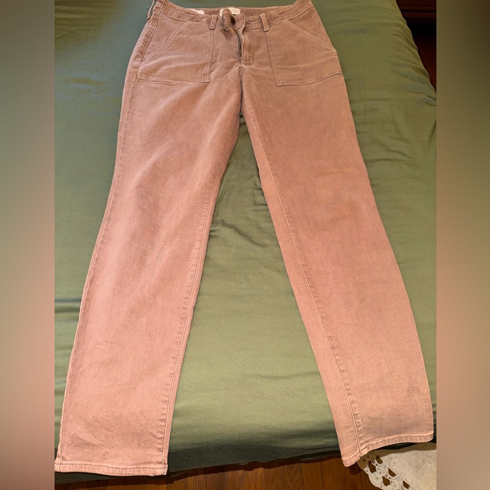 Dusty mauve skinny pants